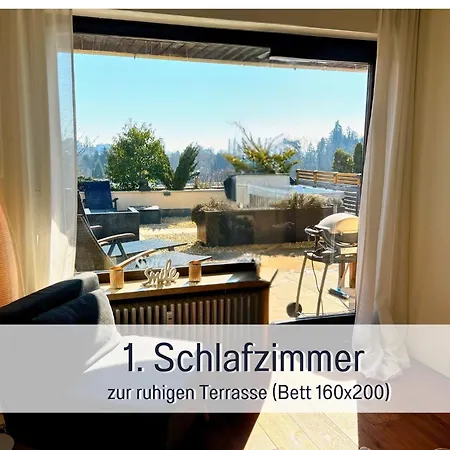 Sonnenterrasse - 3 Schlafzimmer, Whirlpool & Alpenblick - Perfekt Fuer Romantik Oder Familienurlaub Mit Kind , Hund Willkommen By Ferienwohnenamsee - Apartment Uberlingen
